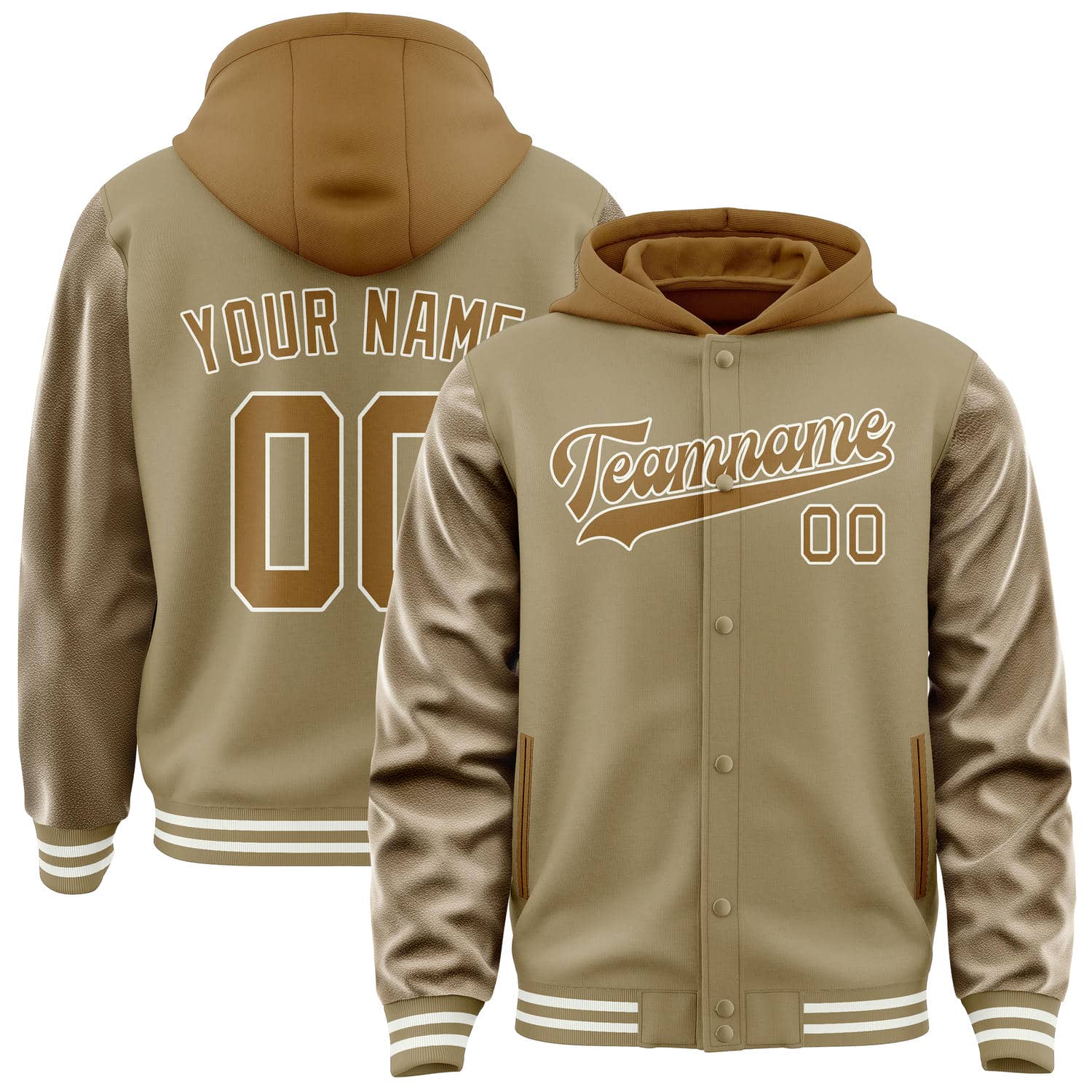 Maßgeschneidertes Hellkhaki Khaki Jacke