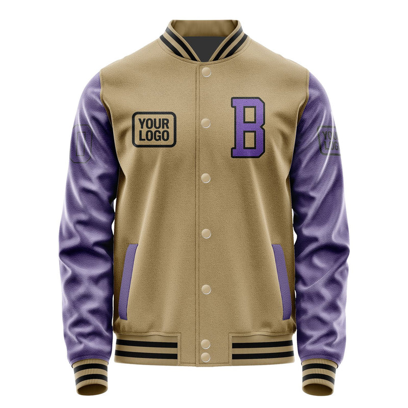 Maßgeschneidertes Hellkhaki Lavendel Jacke JA252523251717232317