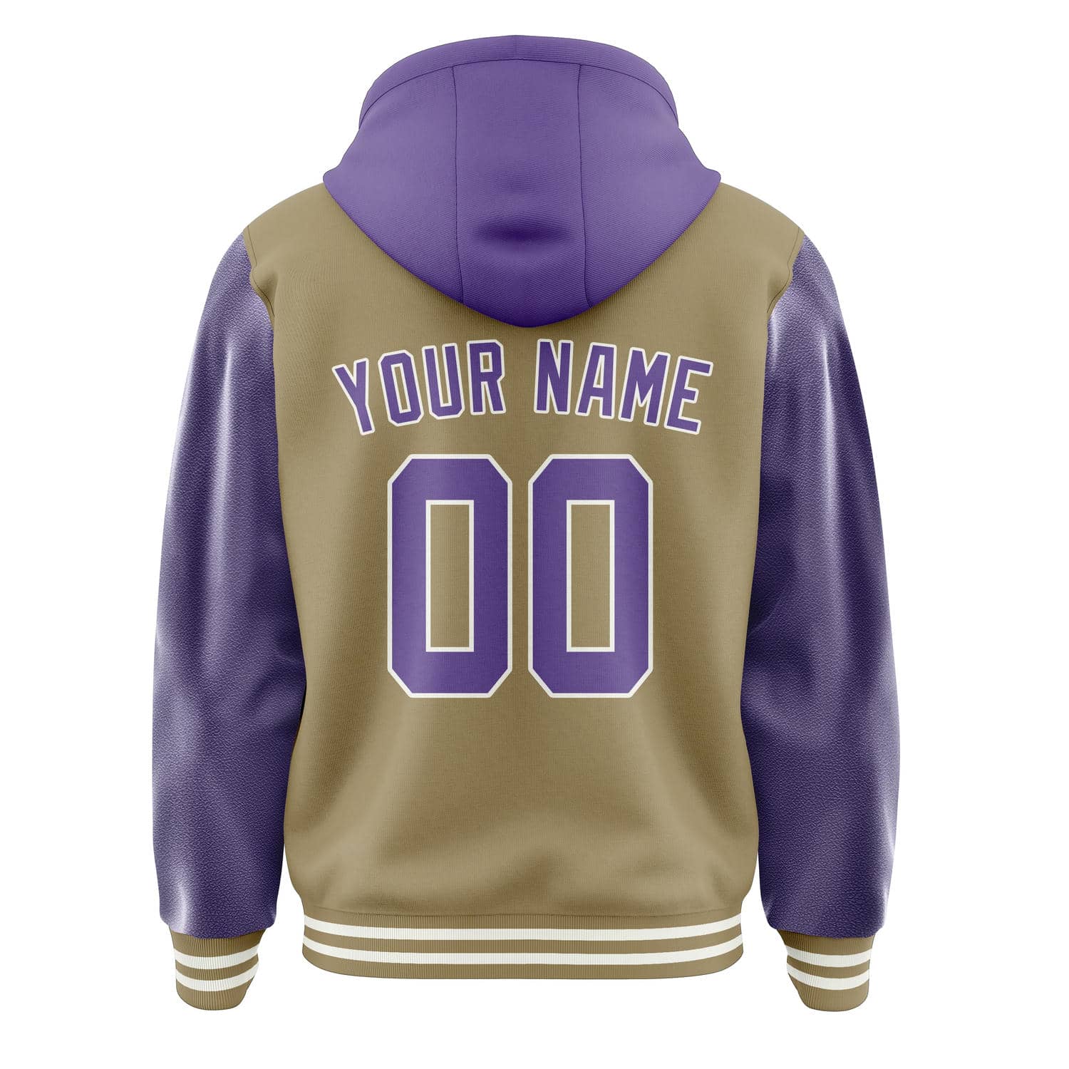 Maßgeschneidertes Hellkhaki Lavendel Jacke