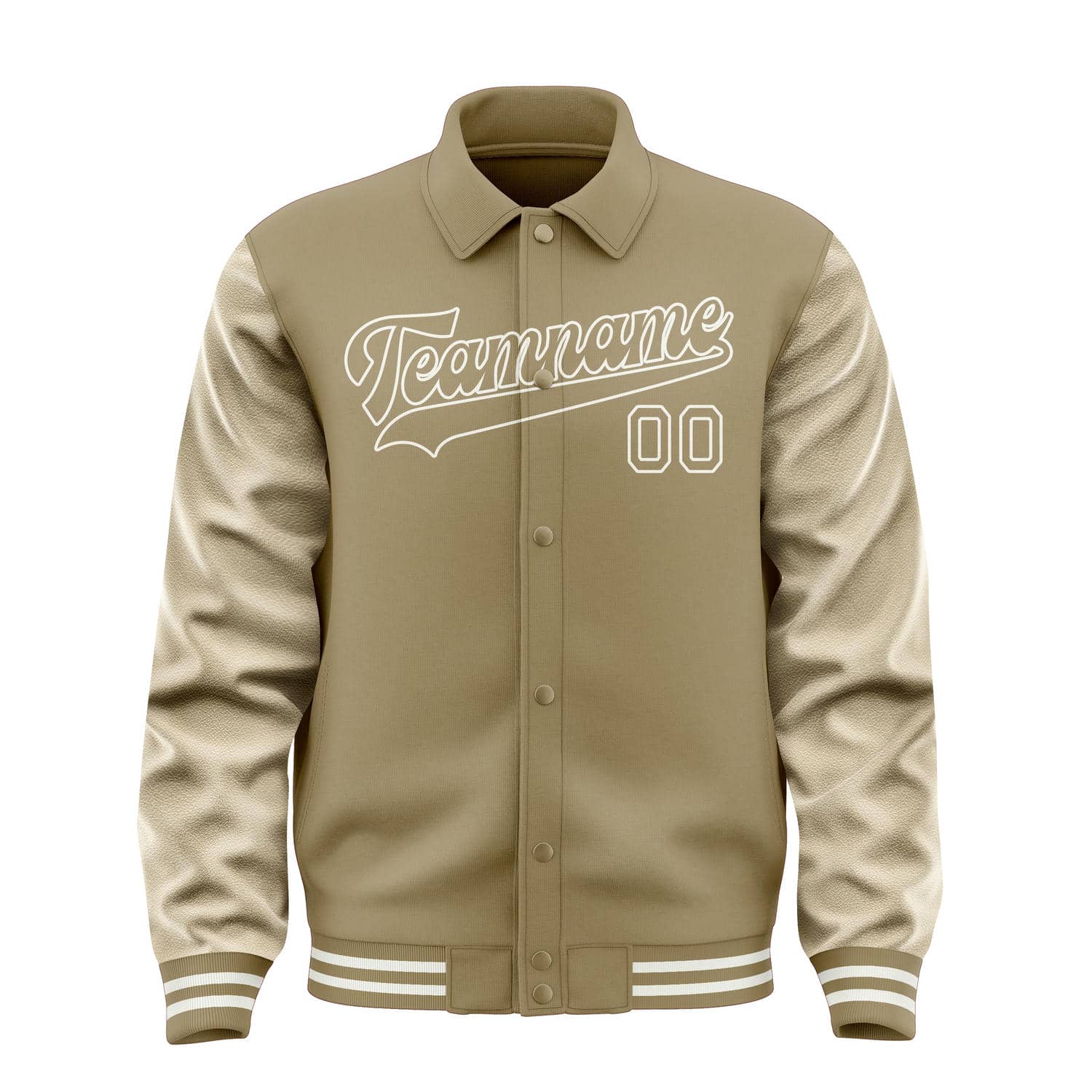 Maßgeschneidertes Hellkhaki Hellkhaki Jacke