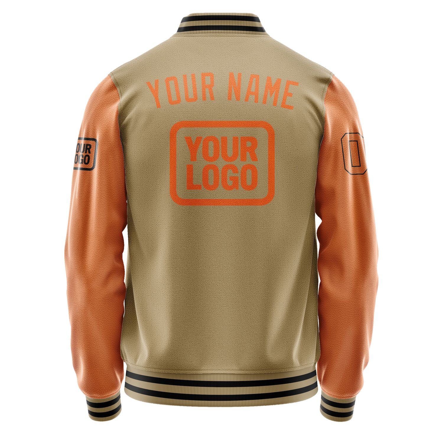 Maßgeschneidertes Hellkhaki Orange Jacke JA252528251717282817