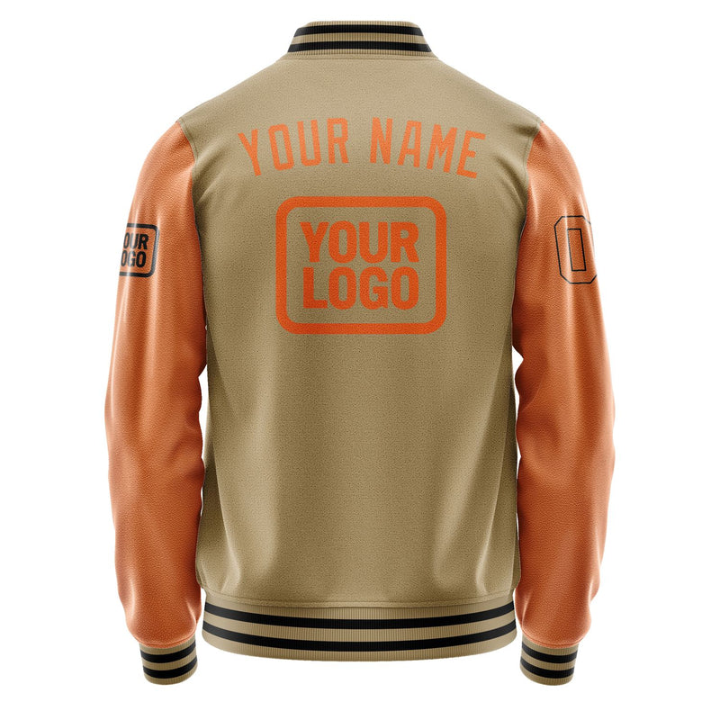 Maßgeschneidertes Hellkhaki Orange Jacke JA252528251717282817