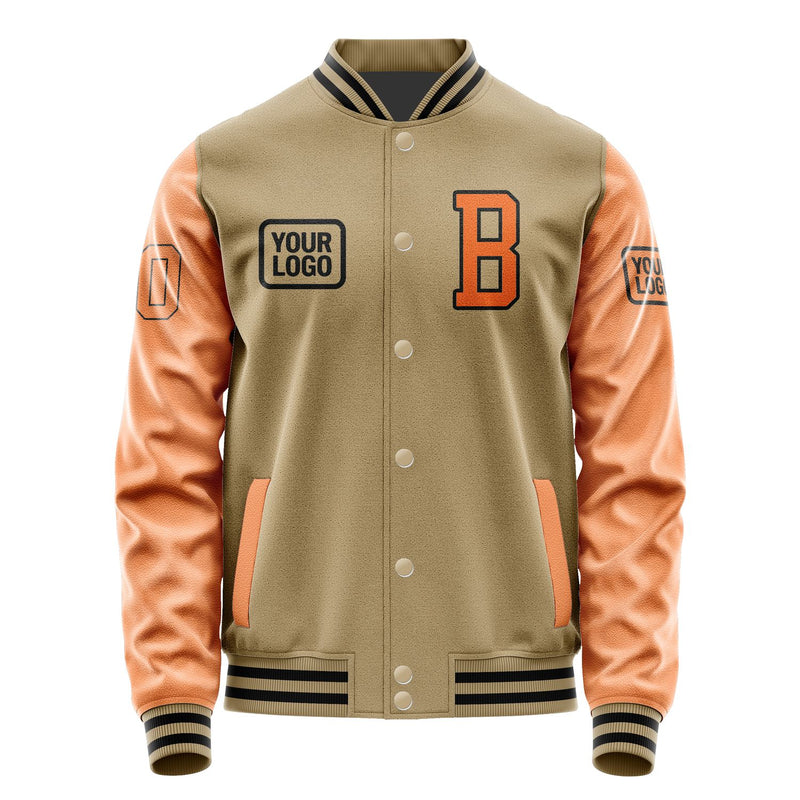 Maßgeschneidertes Hellkhaki Orange Jacke JA252528251717282817
