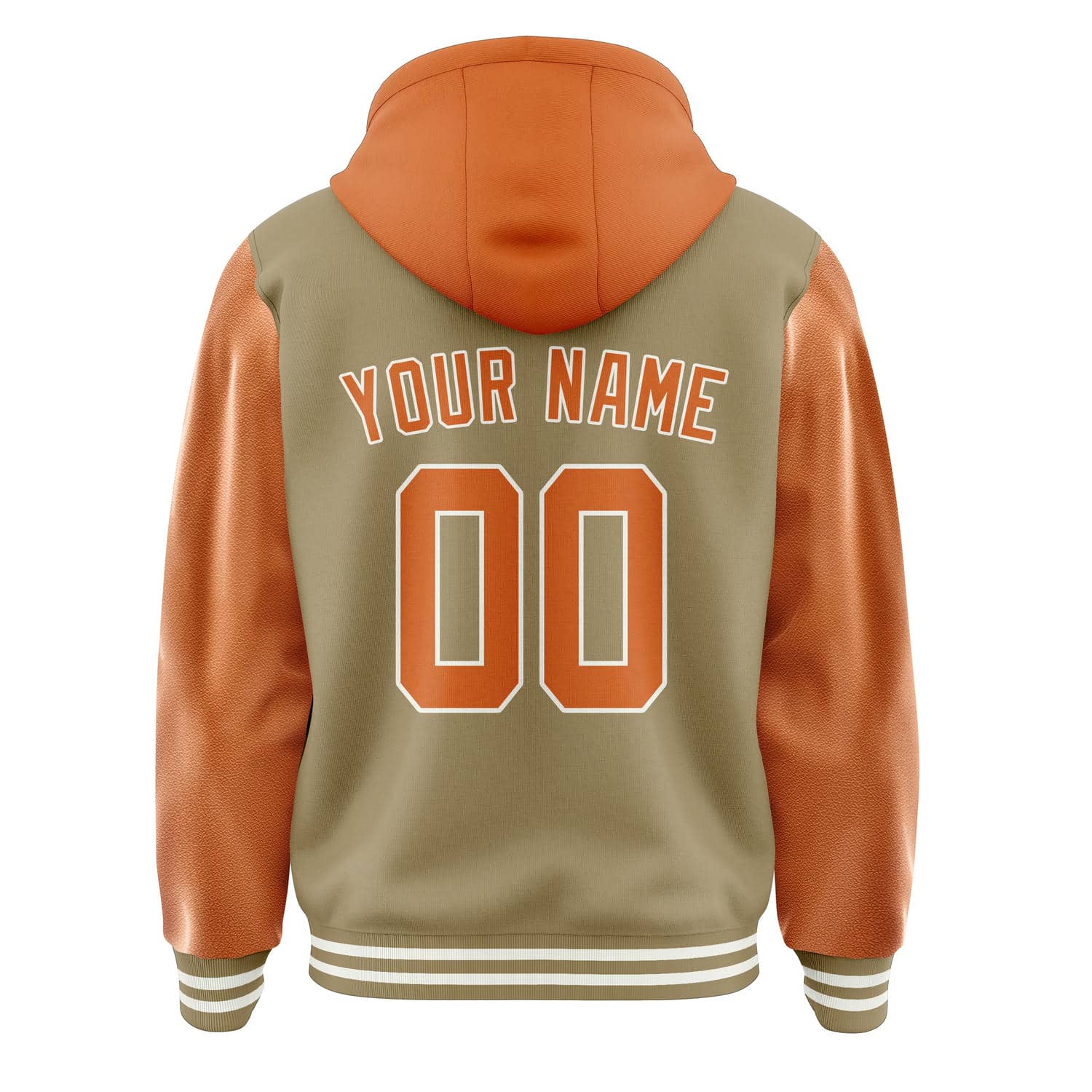 Maßgeschneidertes Hellkhaki Orange Jacke