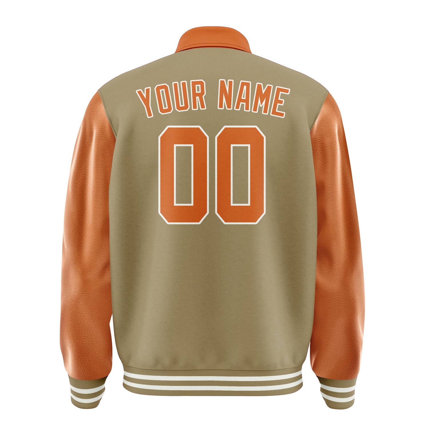Maßgeschneidertes Hellkhaki Orange Jacke