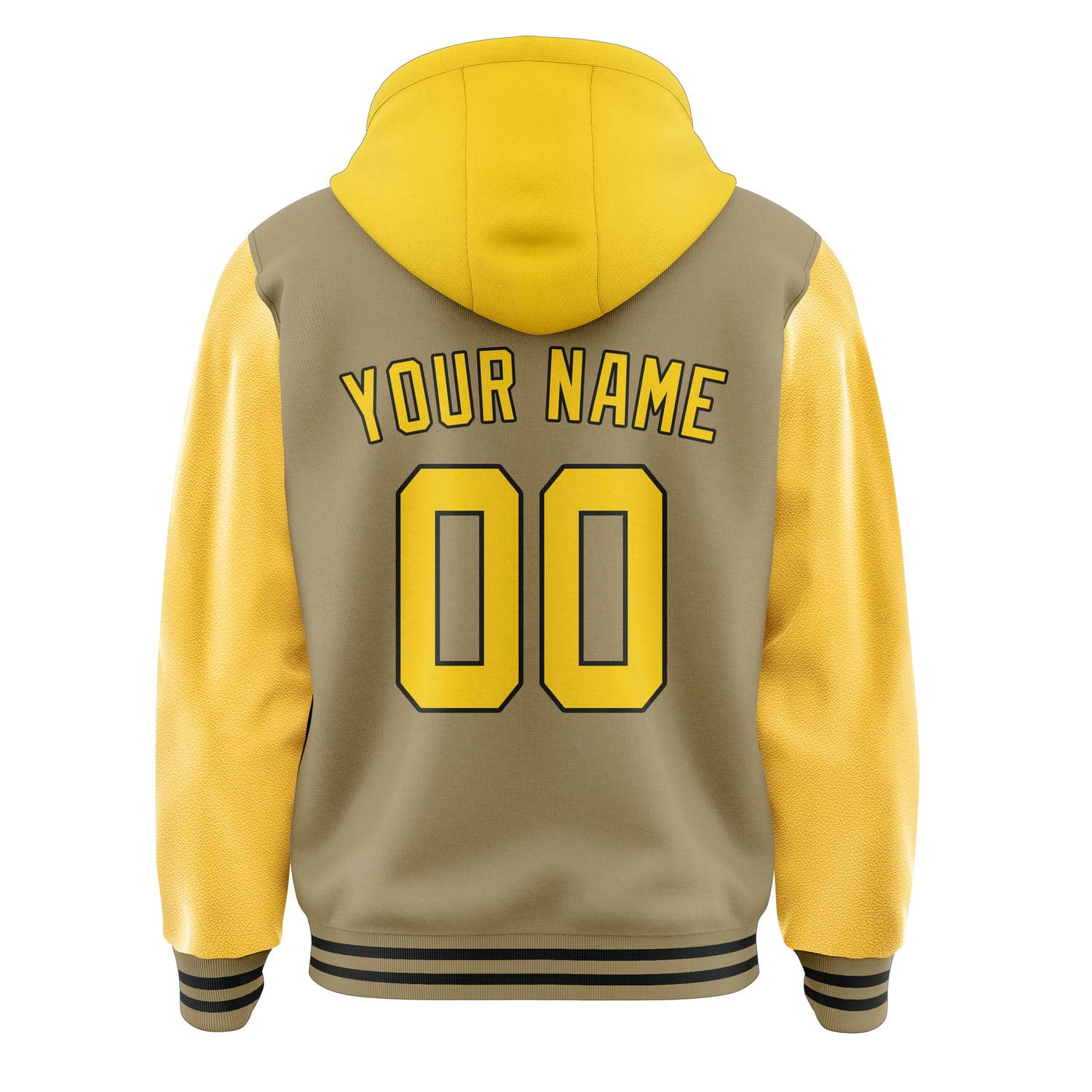 Maßgeschneidertes Hellkhaki Gold Jacke