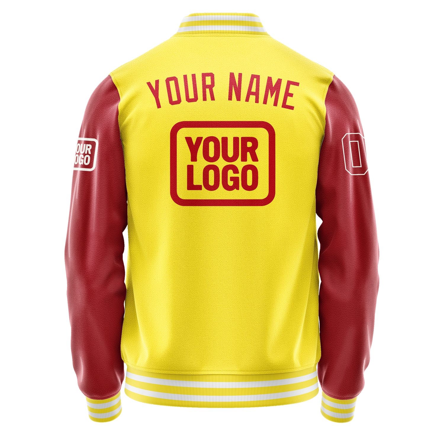 Maßgeschneidertes Blassgelb Rot Jacke JA262614261818141418