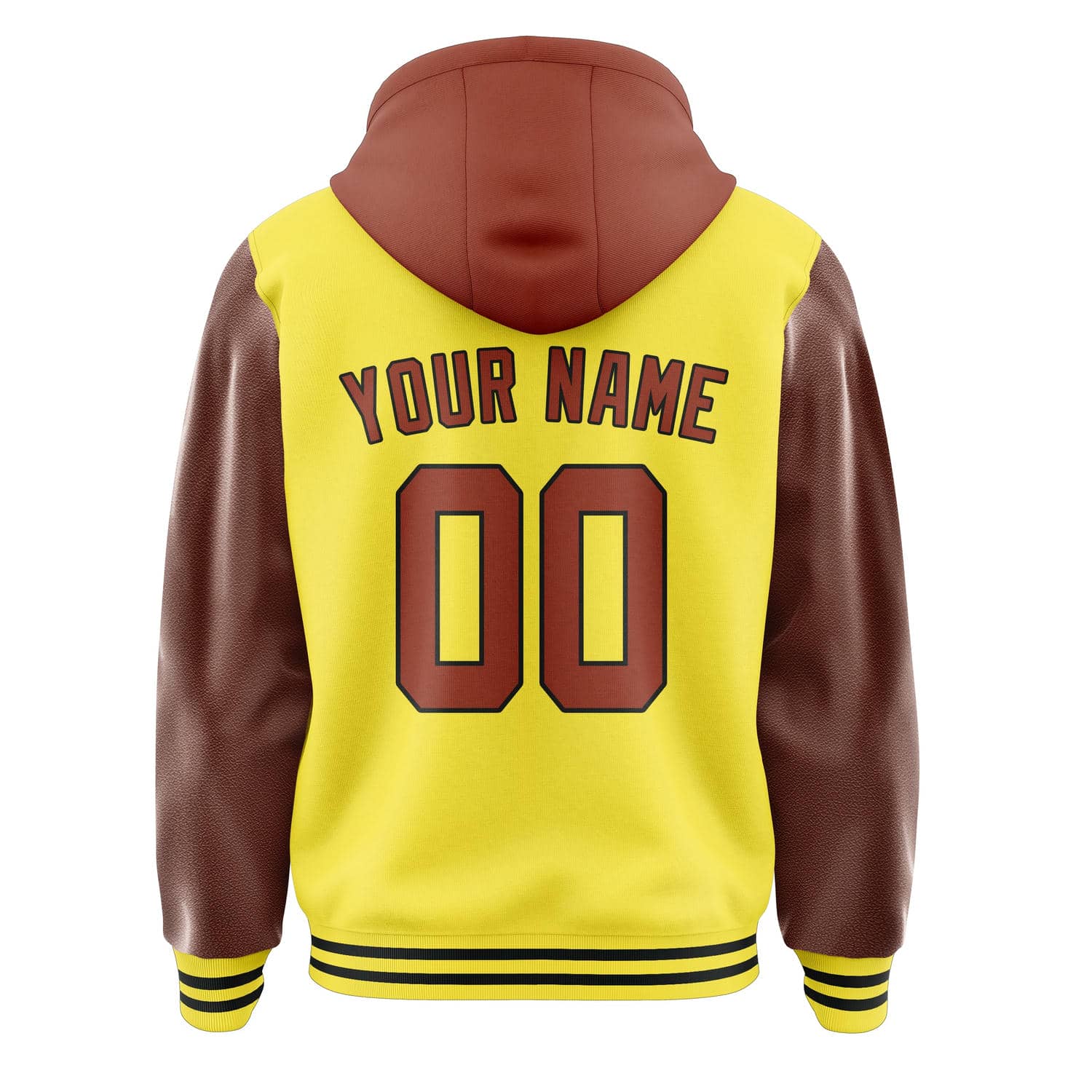 Maßgeschneidertes Blassgelb Korallenrot Jacke