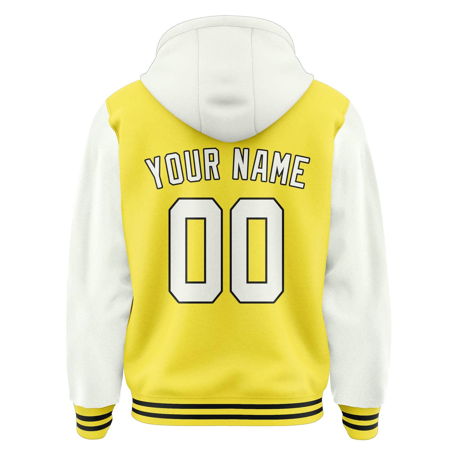 Maßgeschneidertes Blassgelb Weiß Jacke