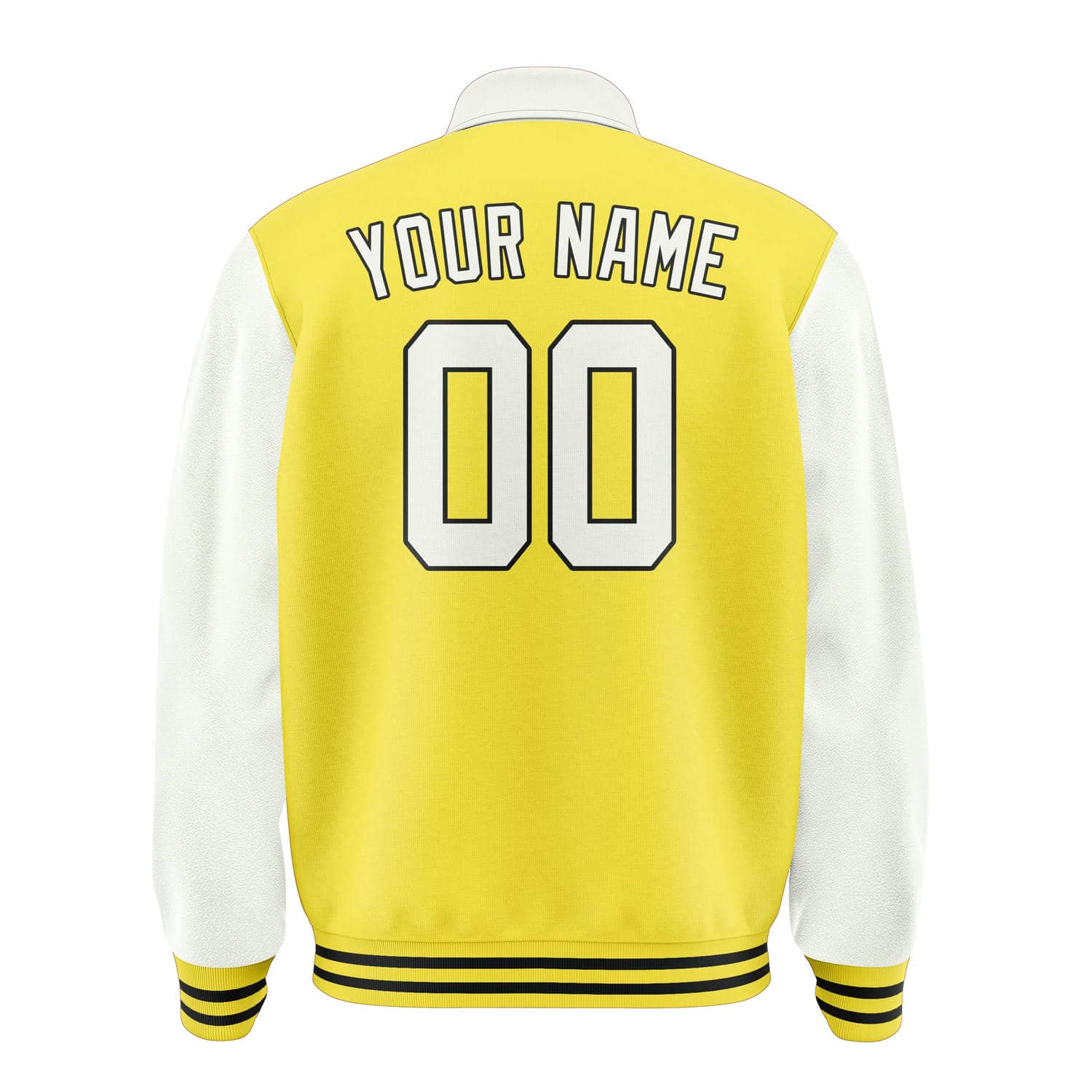 Maßgeschneidertes Blassgelb Weiß Jacke