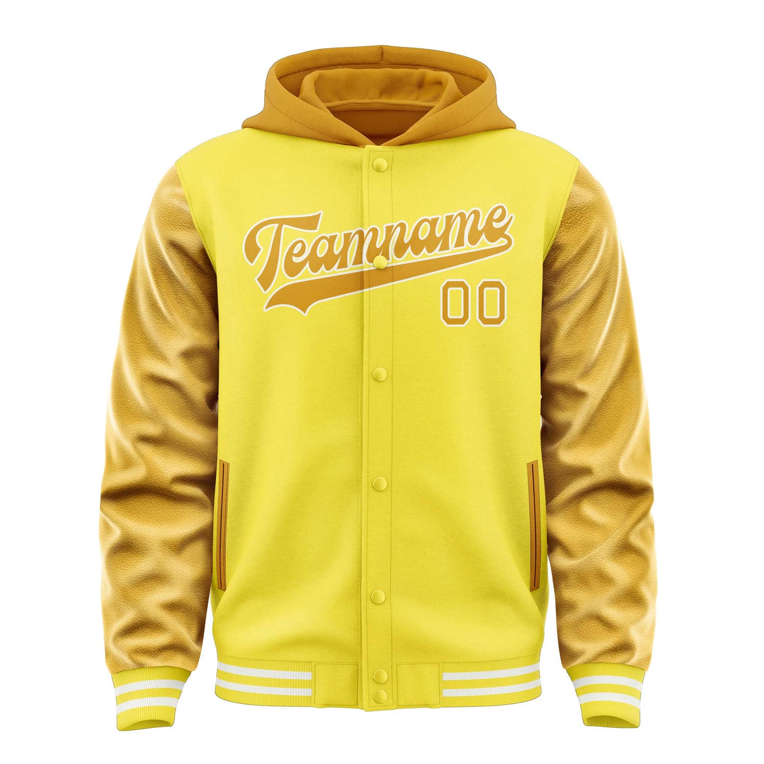 Maßgeschneidertes Blassgelb Gelb Jacke