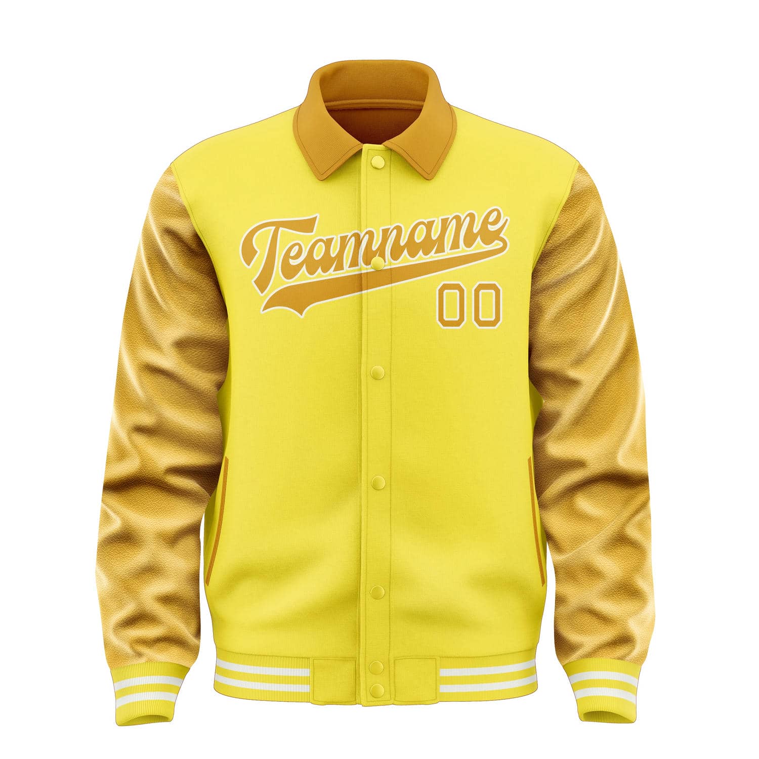 Maßgeschneidertes Blassgelb Gelb Jacke