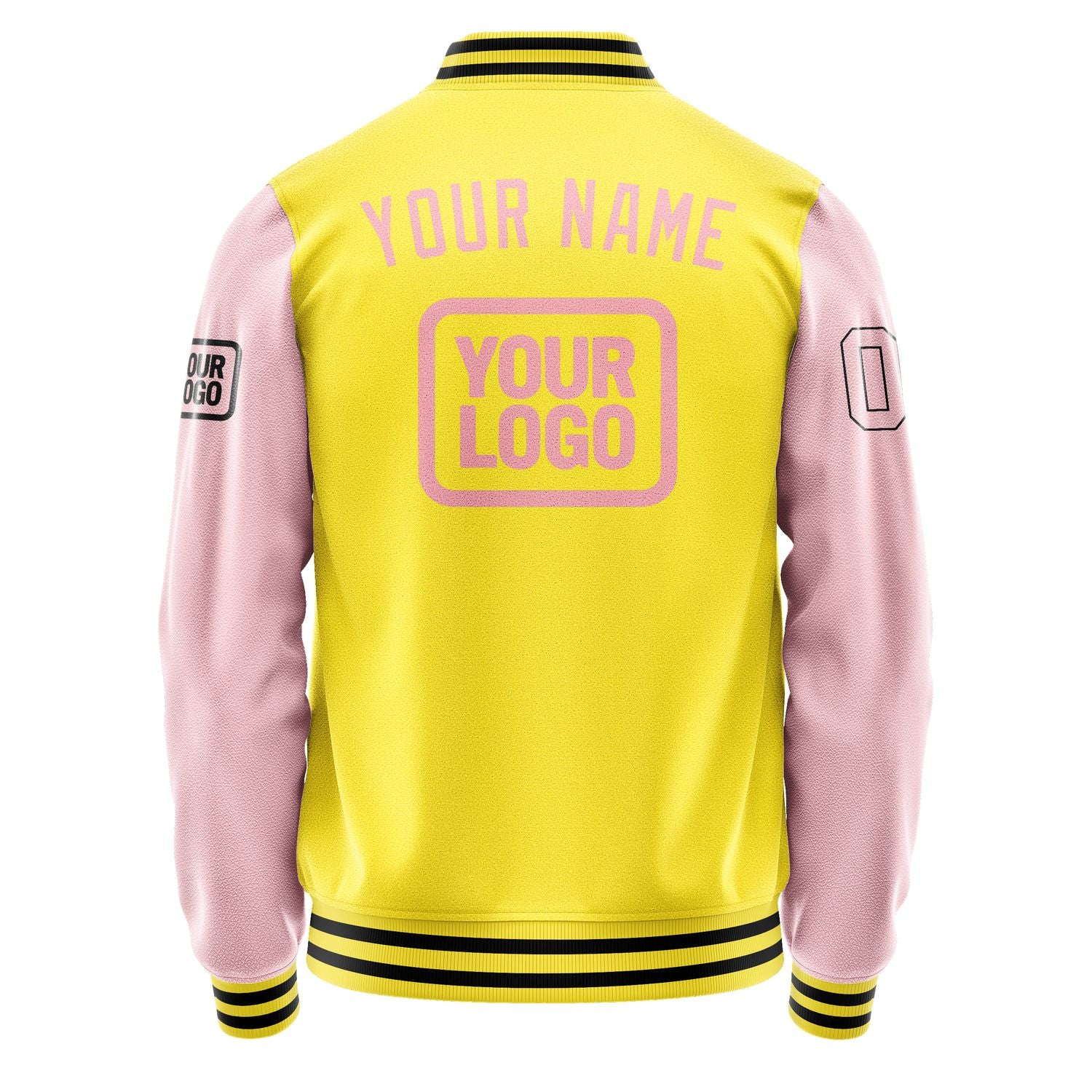 Maßgeschneidertes Blassgelb Rosa Jacke JA262621261717212117