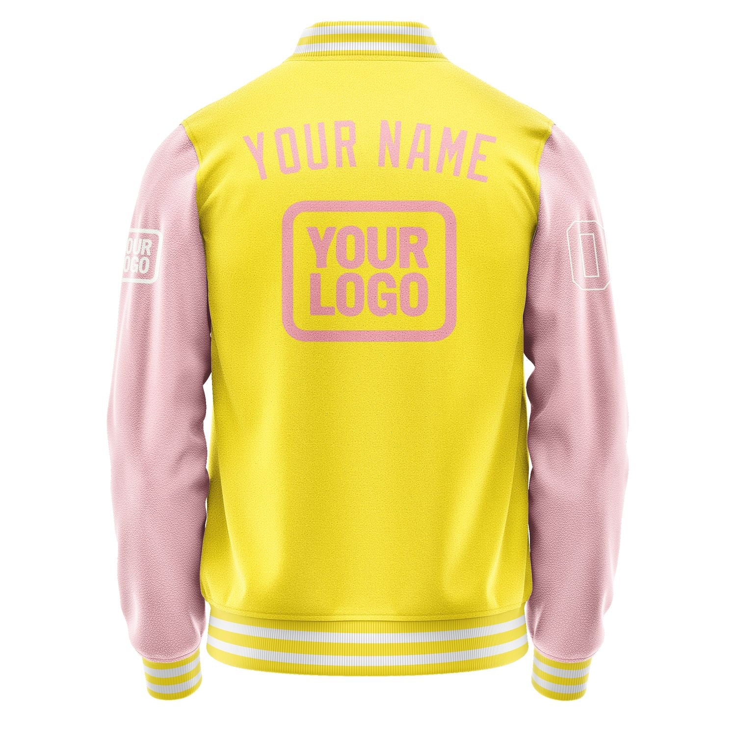 Maßgeschneidertes Blassgelb Rosa Jacke JA262621261818212118