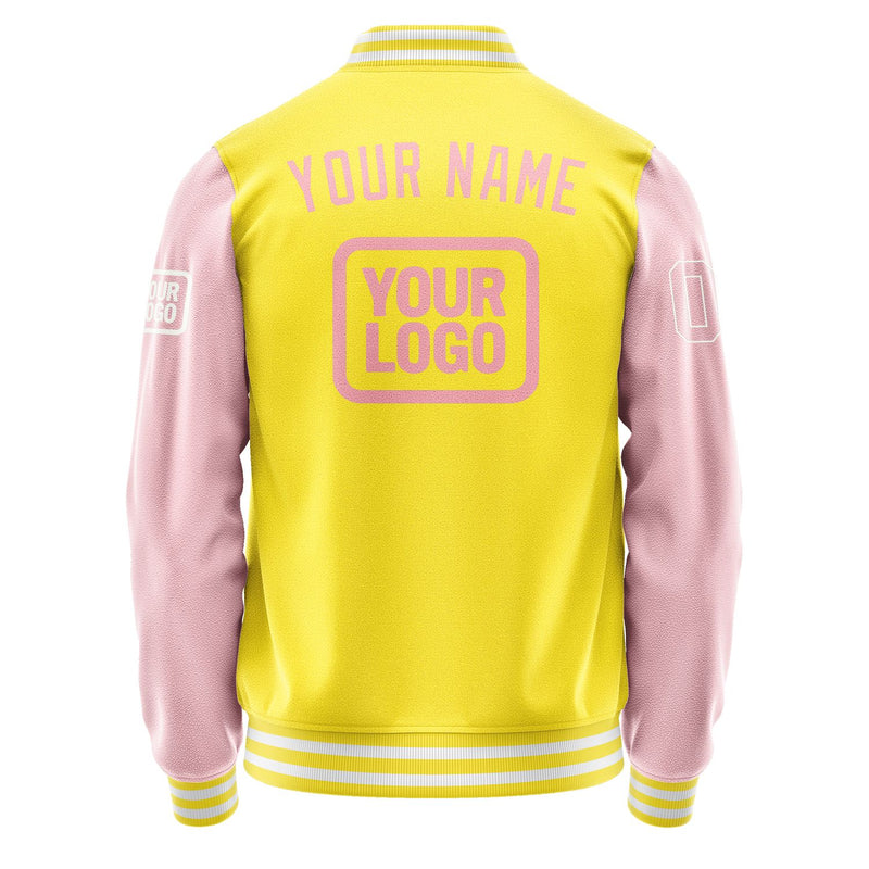 Maßgeschneidertes Blassgelb Rosa Jacke JA262621261818212118