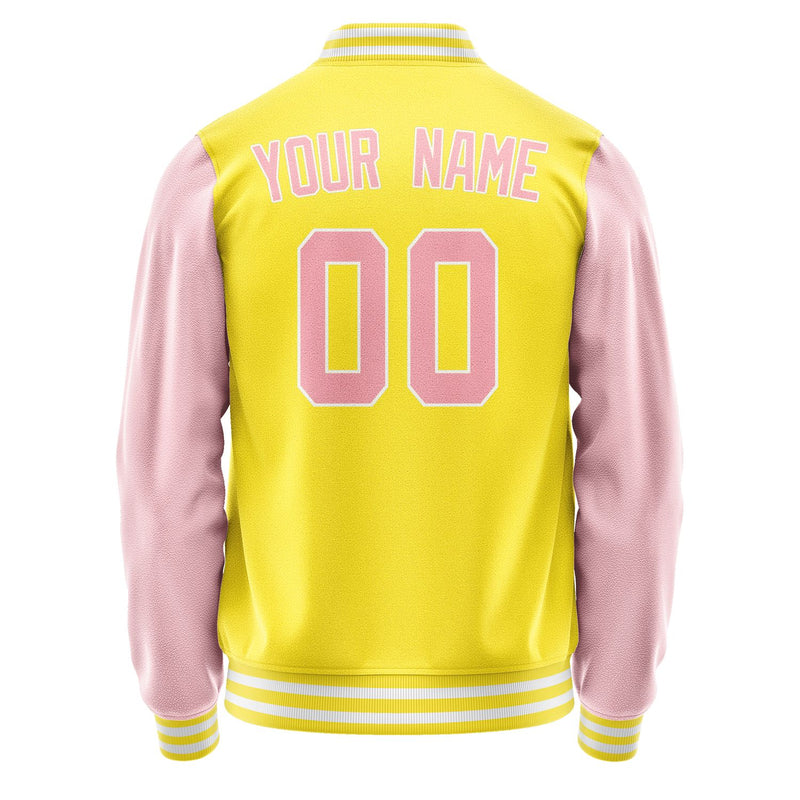 Maßgeschneidertes Blassgelb Rosa Jacke JA2626212618B31821