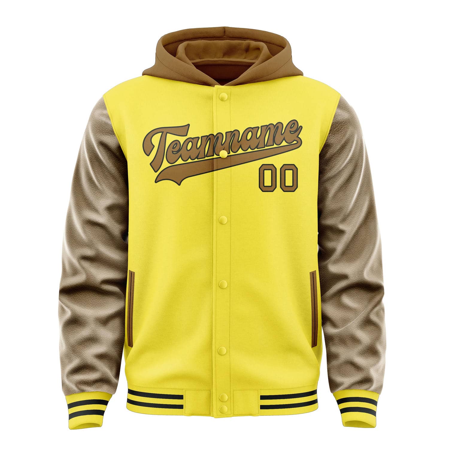 Maßgeschneidertes Blassgelb Khaki Jacke