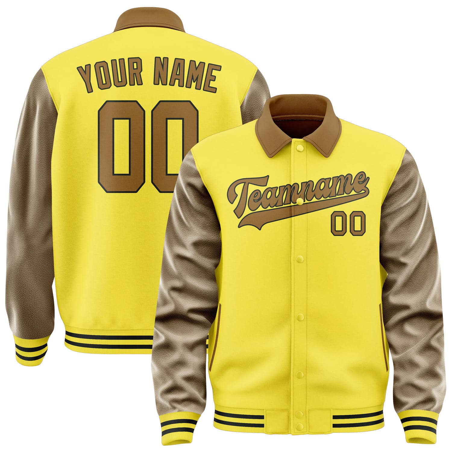 Maßgeschneidertes Blassgelb Khaki Jacke JA262622261717222217