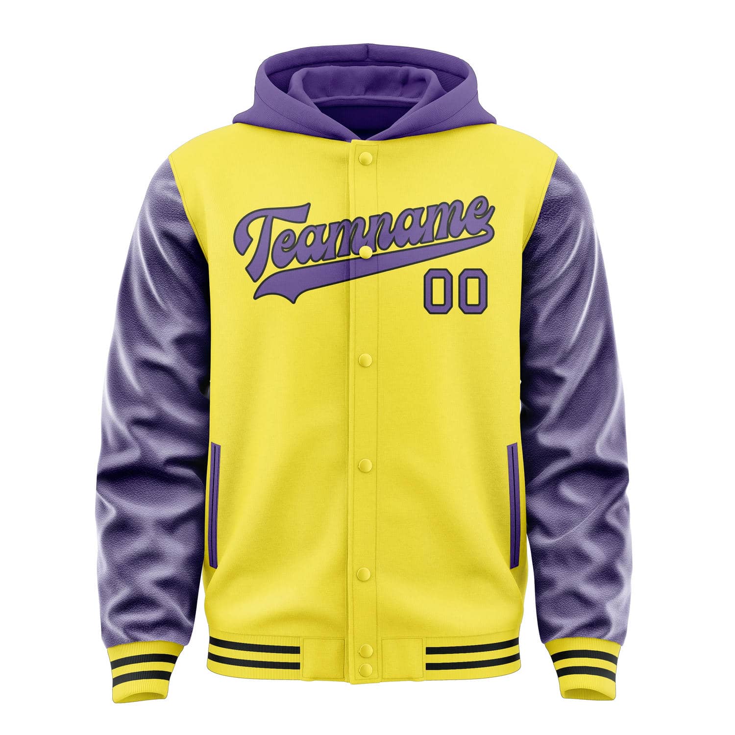 Maßgeschneidertes Blassgelb Lavendel Jacke