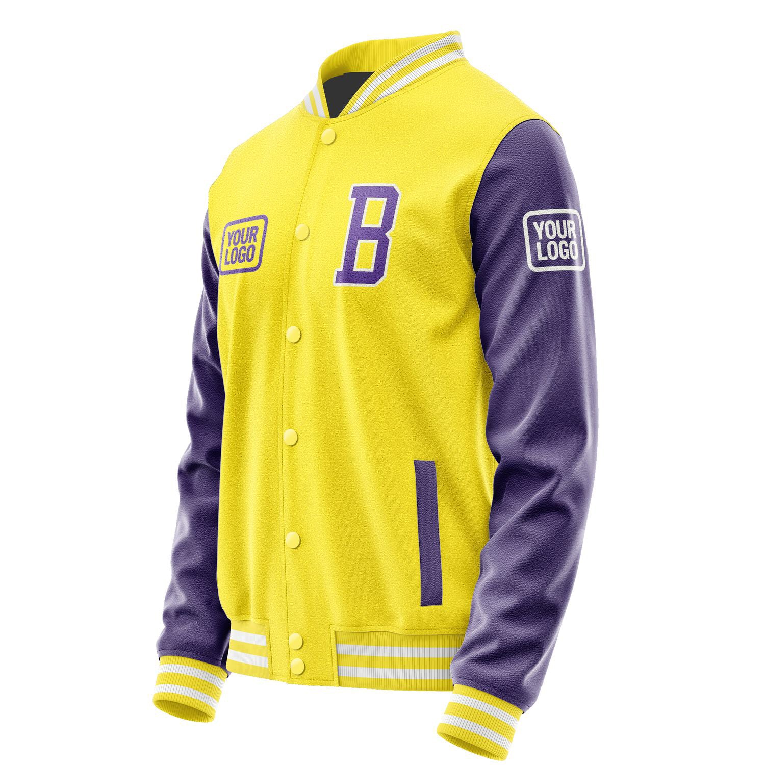 Maßgeschneidertes Blassgelb Lavendel Jacke JA262623261818232318