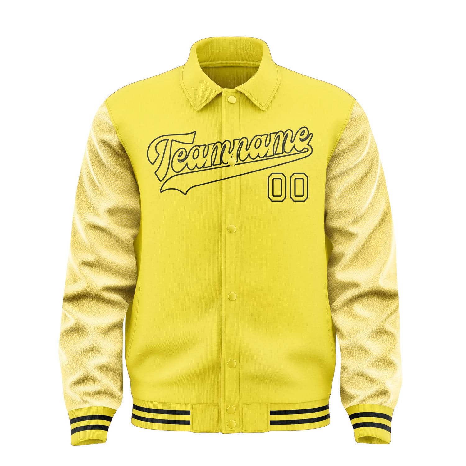 Maßgeschneidertes Blassgelb Blassgelb Jacke