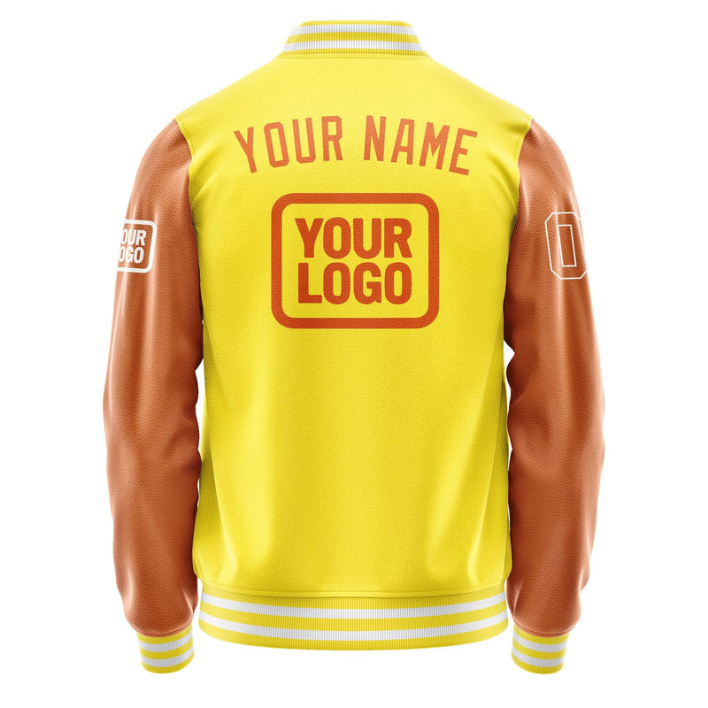 Maßgeschneidertes Blassgelb Orange Jacke JA262628261818282818