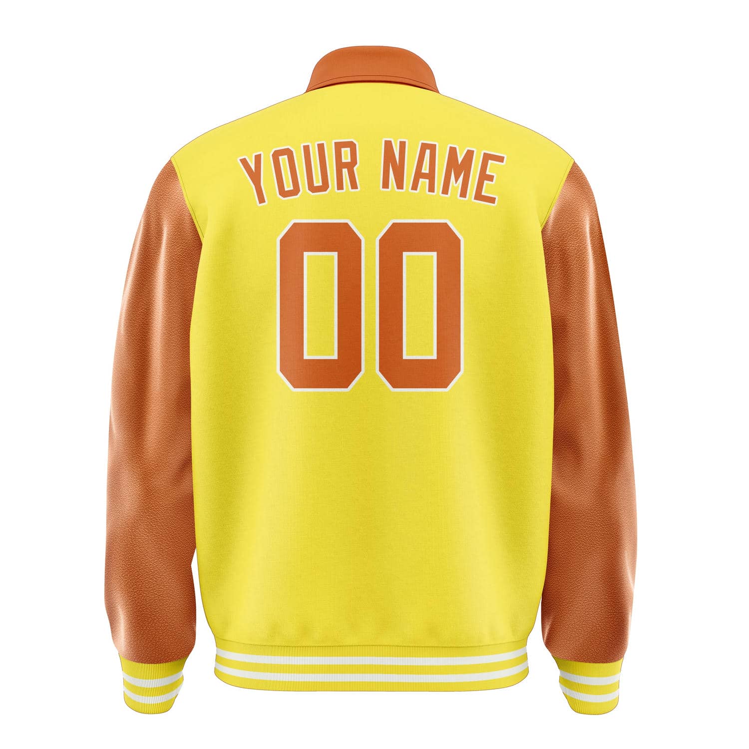 Maßgeschneidertes Blassgelb Orange Jacke