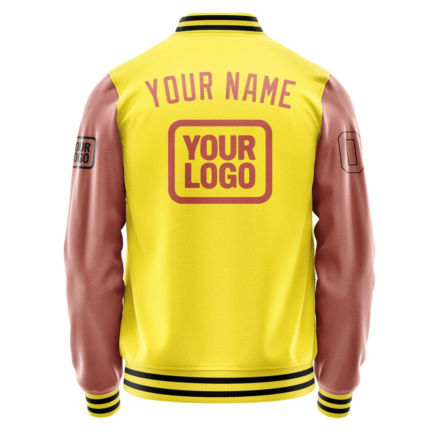 Maßgeschneidertes Blassgelb Kupferrose Jacke JA262629261717292917