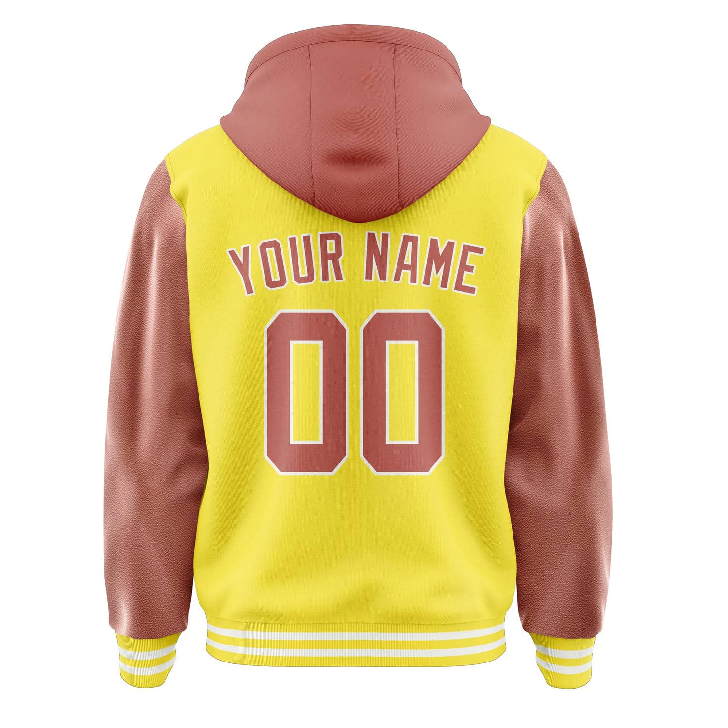 Maßgeschneidertes Blassgelb Kupferrose Jacke