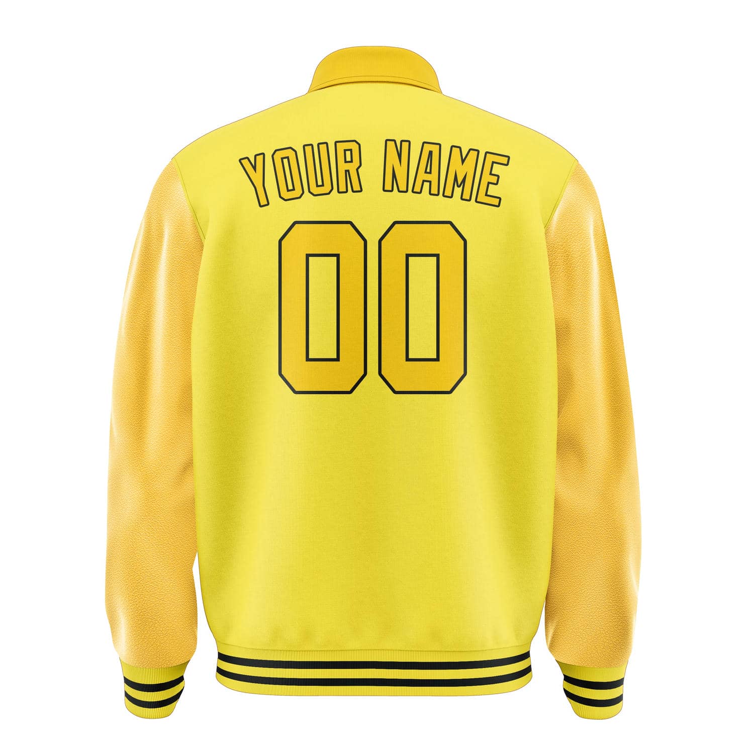 Maßgeschneidertes Blassgelb Gold Jacke