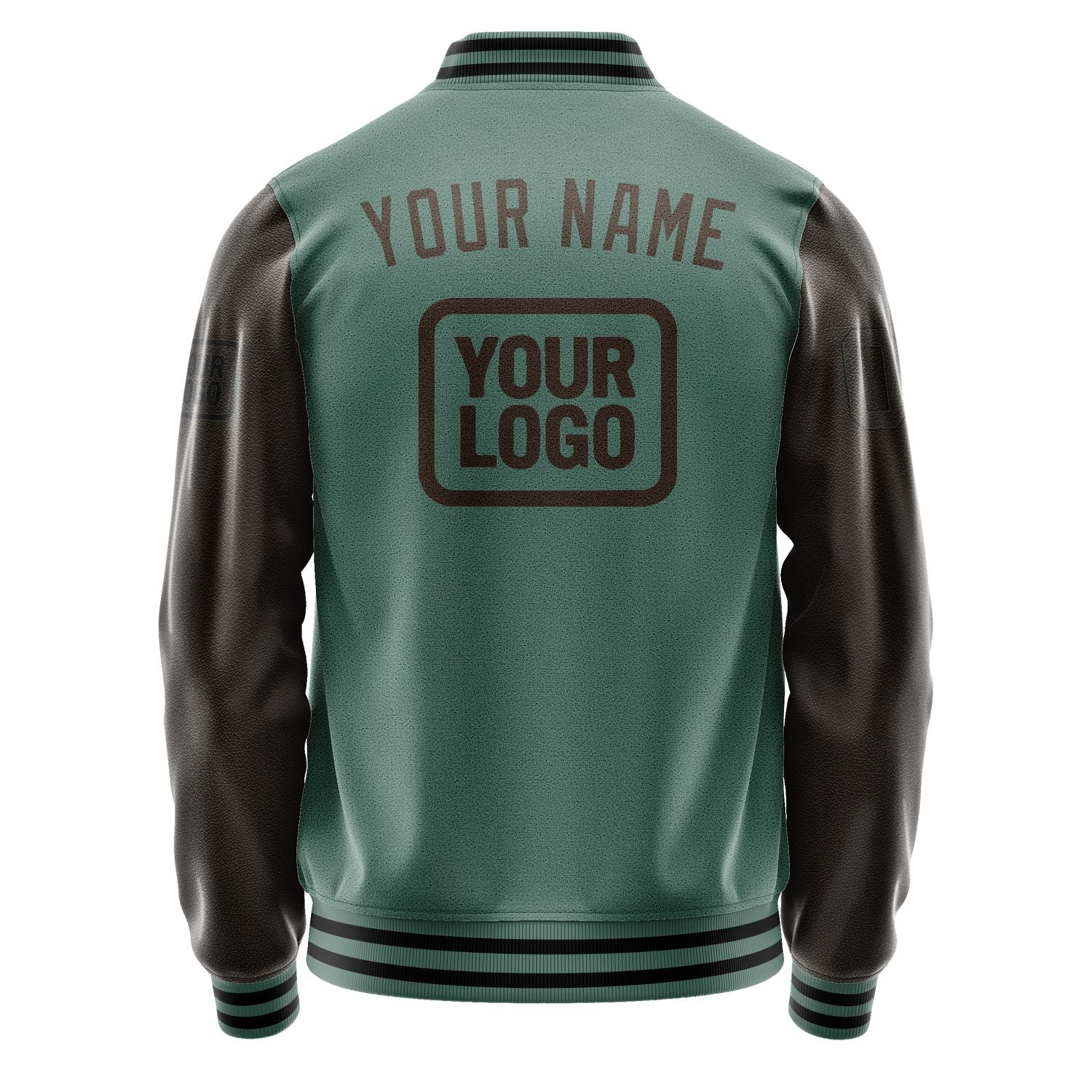 Maßgeschneidertes Blaugrün Braun Jacke JA272701271717010117