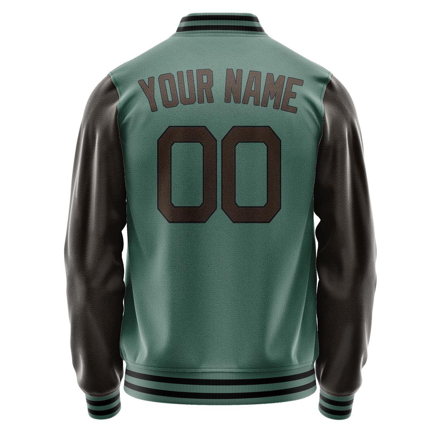 Maßgeschneidertes Blaugrün Braun Jacke JA2727012717B21701