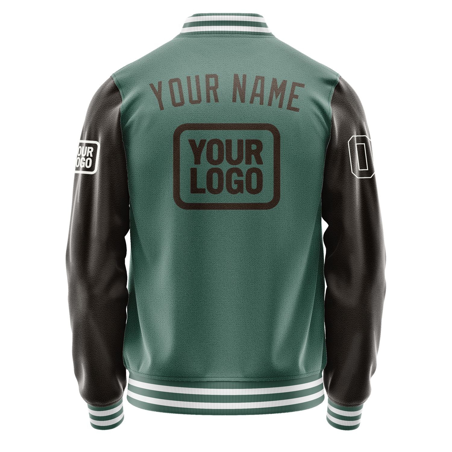 Maßgeschneidertes Blaugrün Braun Jacke JA272701271818010118