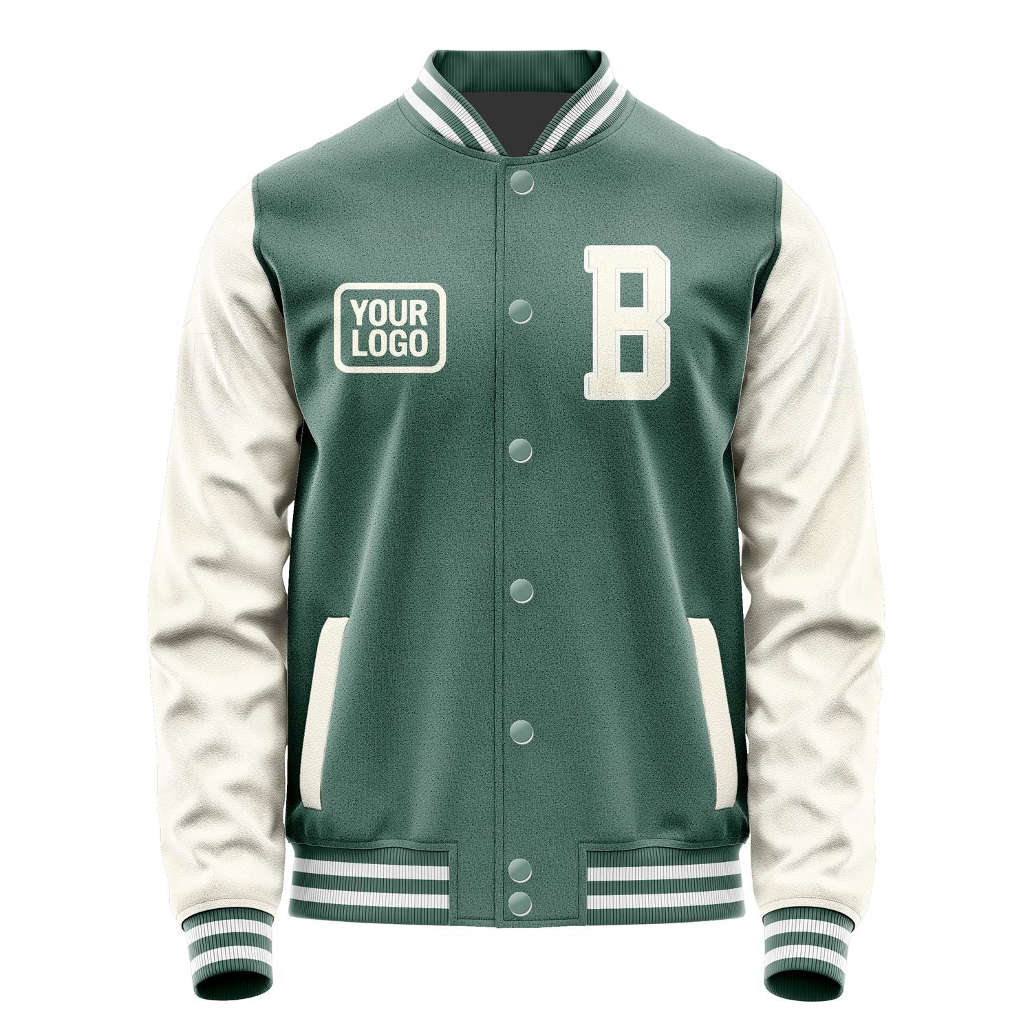 Maßgeschneidertes Blaugrün Beige Jacke JA272703271818030318