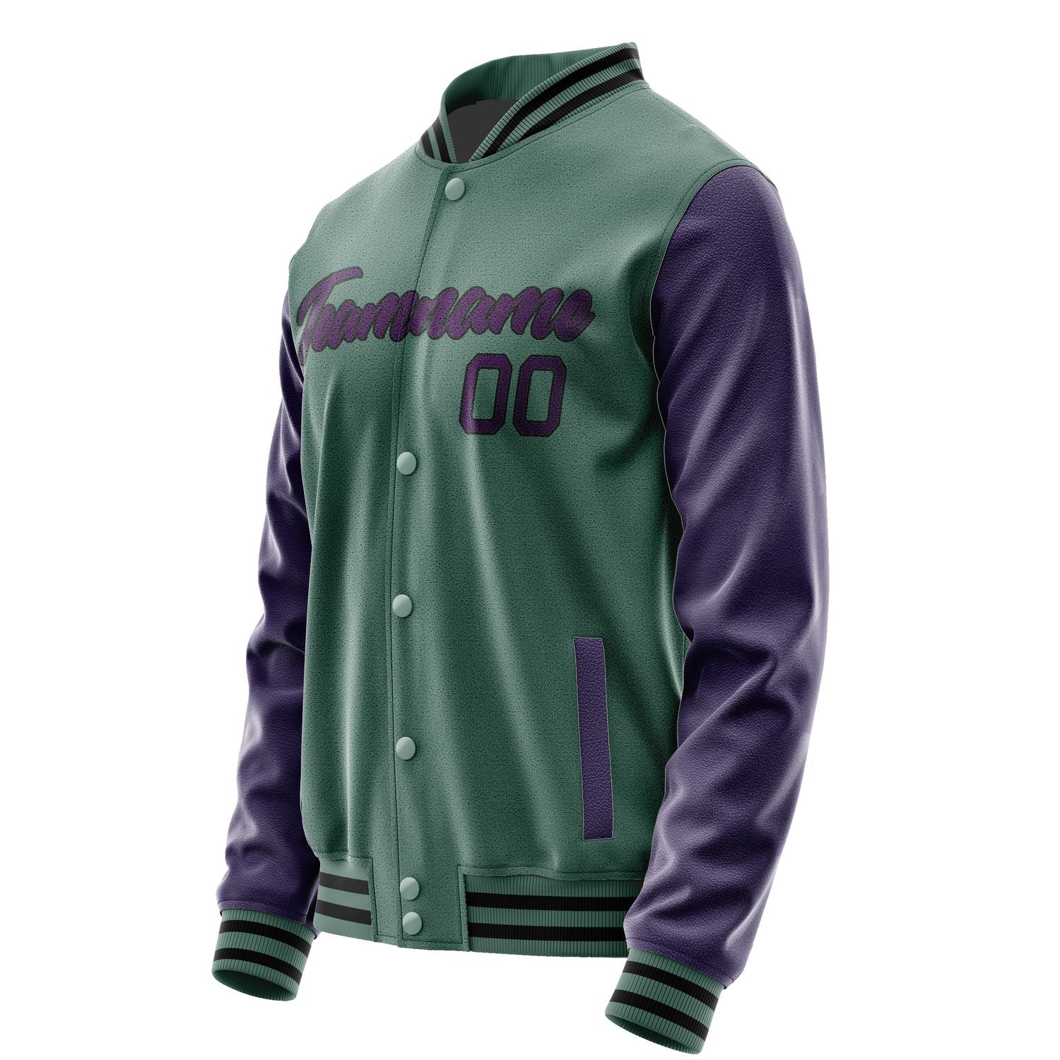 Maßgeschneidertes Blaugrün Lila Jacke JA2727072717B21707