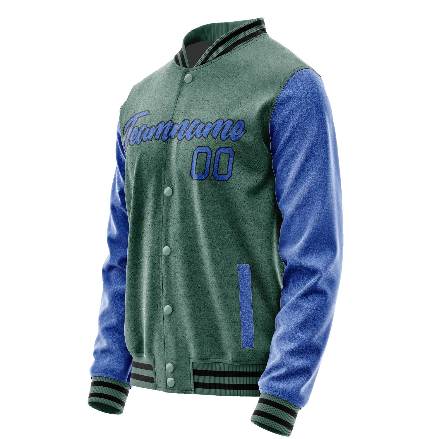 Maßgeschneidertes Blaugrün Himmelblau Jacke JA2727092717B21709