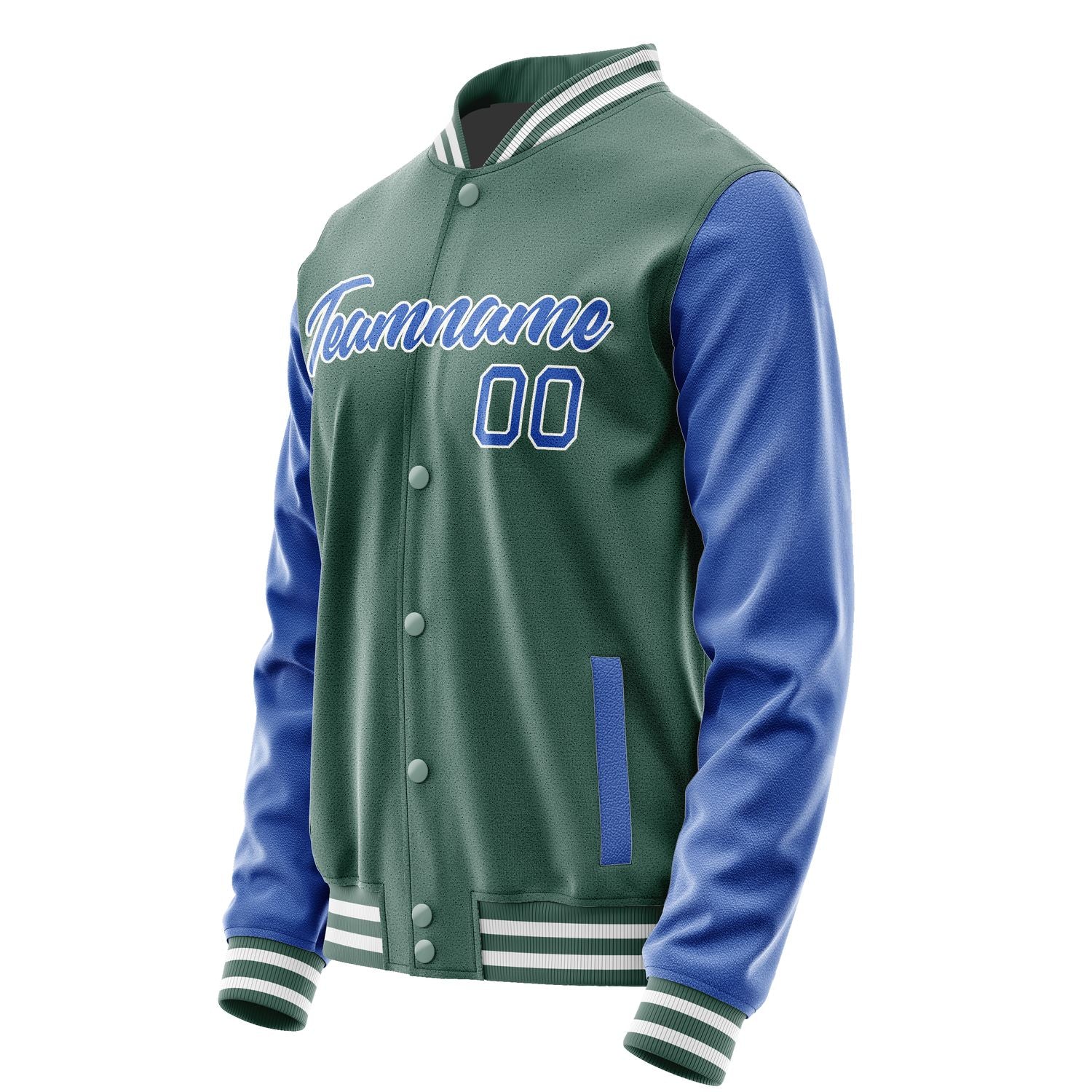 Maßgeschneidertes Blaugrün Himmelblau Jacke JA2727092718B21809