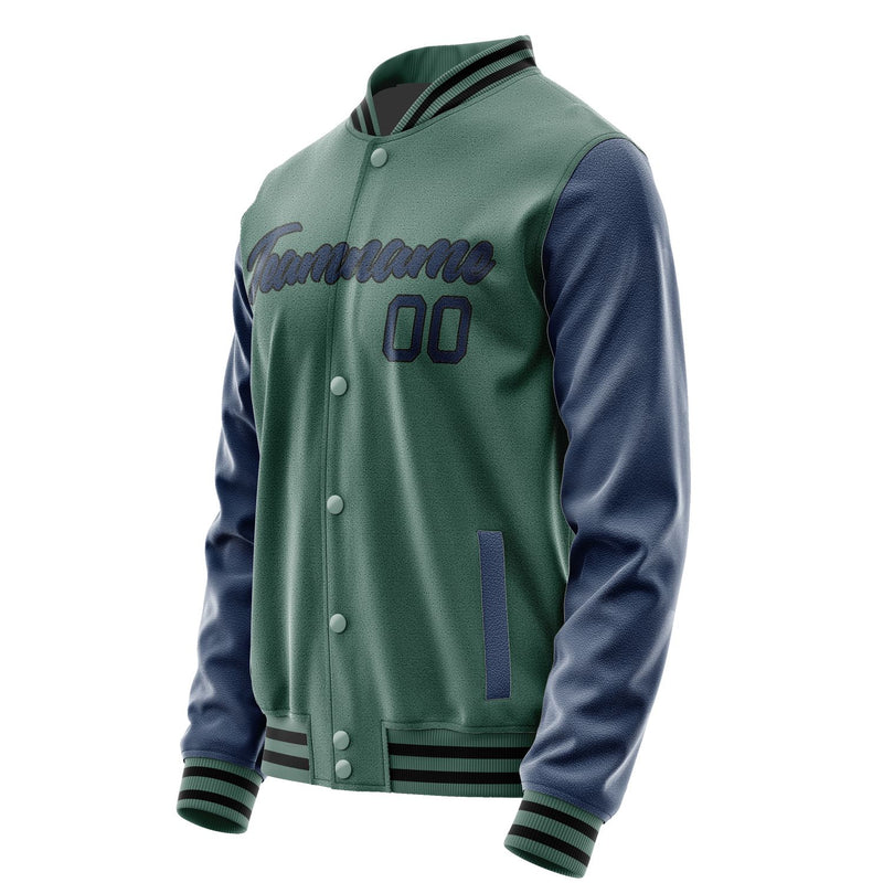 Maßgeschneidertes Blaugrün Marineblau Jacke JA2727102717B21710