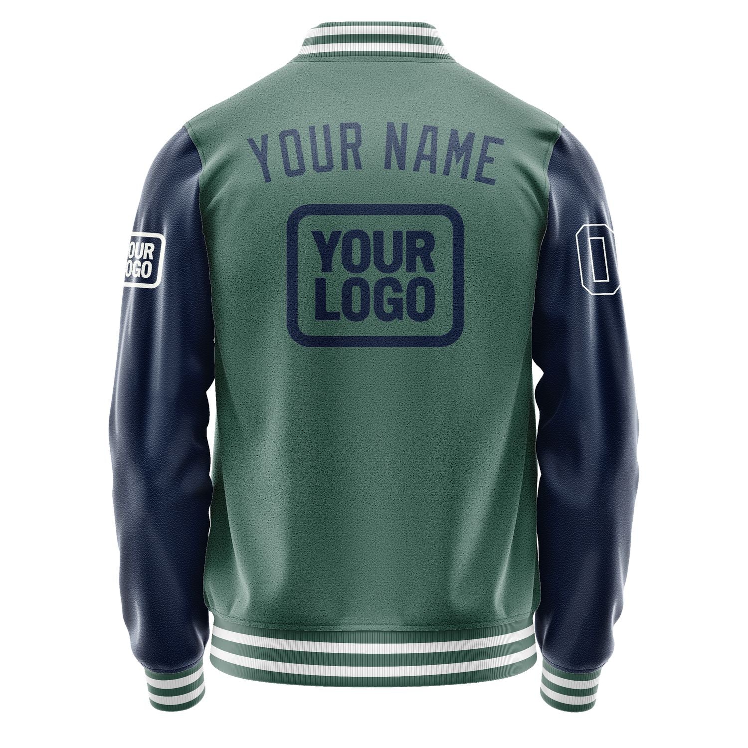 Maßgeschneidertes Blaugrün Marineblau Jacke JA272710271818101018