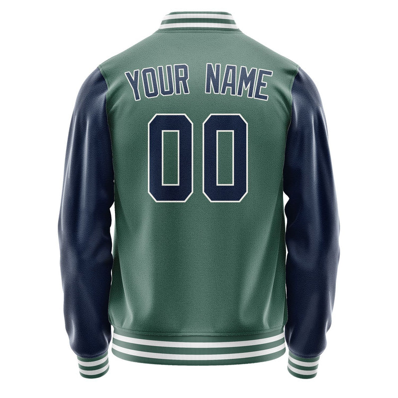 Maßgeschneidertes Blaugrün Marineblau Jacke JA2727102718B31810