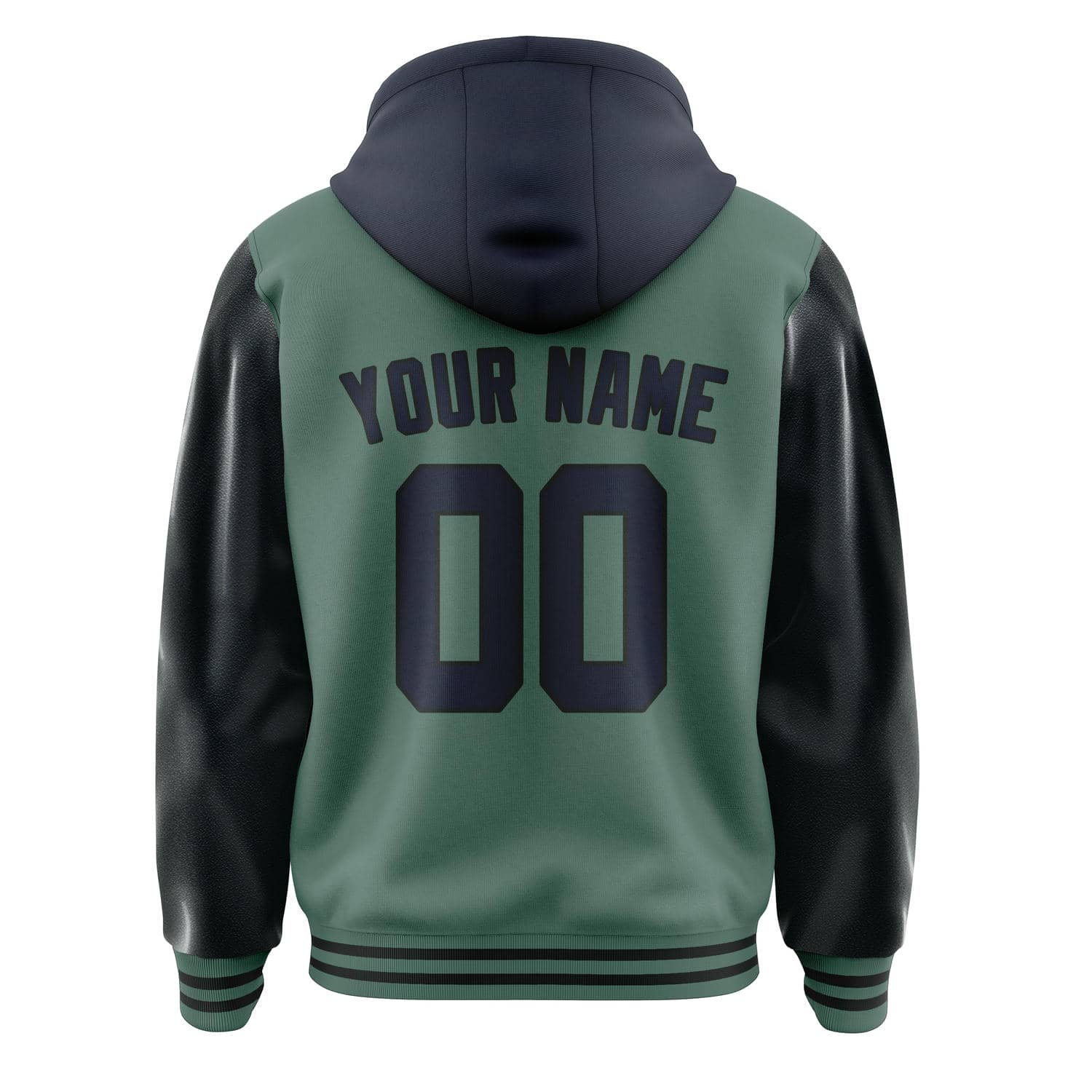 Maßgeschneidertes Blaugrün Stahlblau Jacke