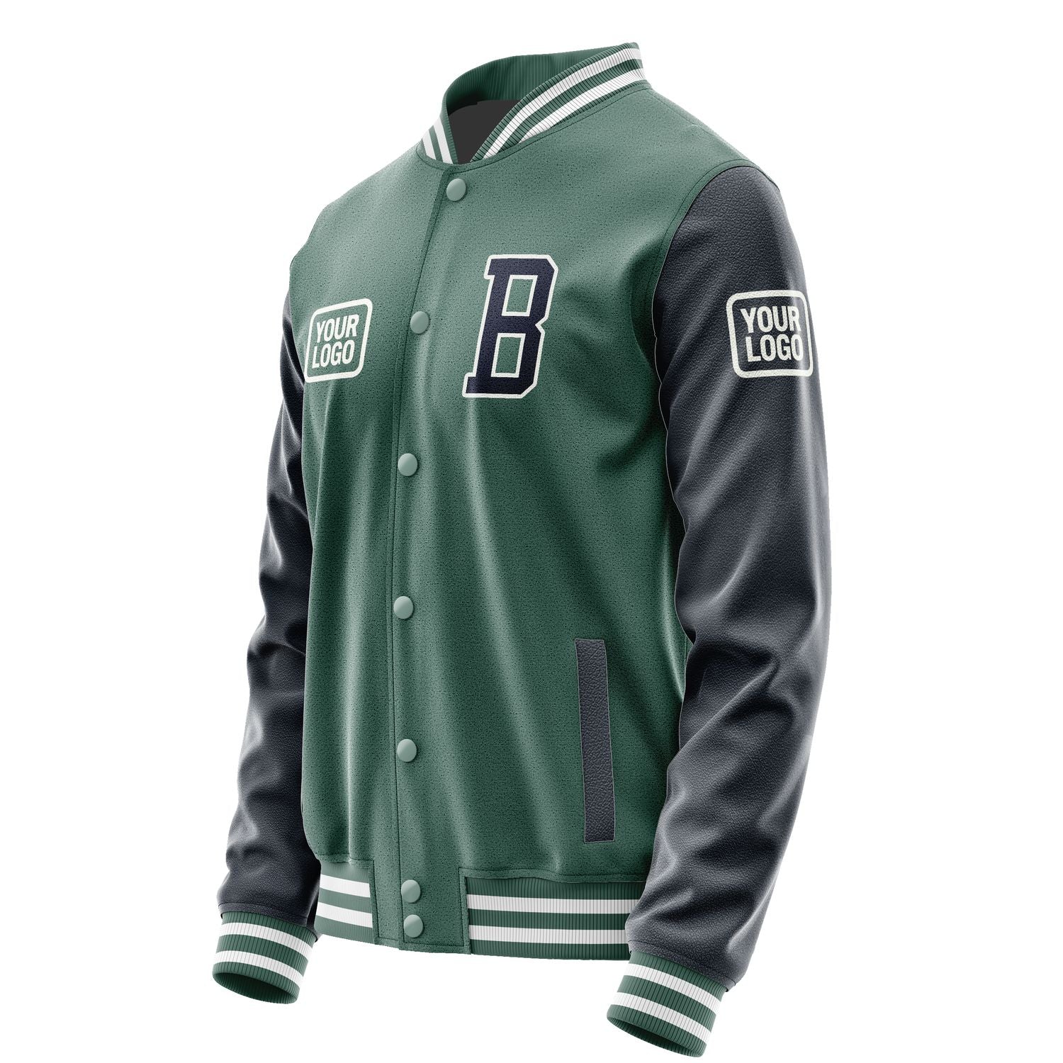 Maßgeschneidertes Blaugrün Stahlblau Jacke JA272711271818111118