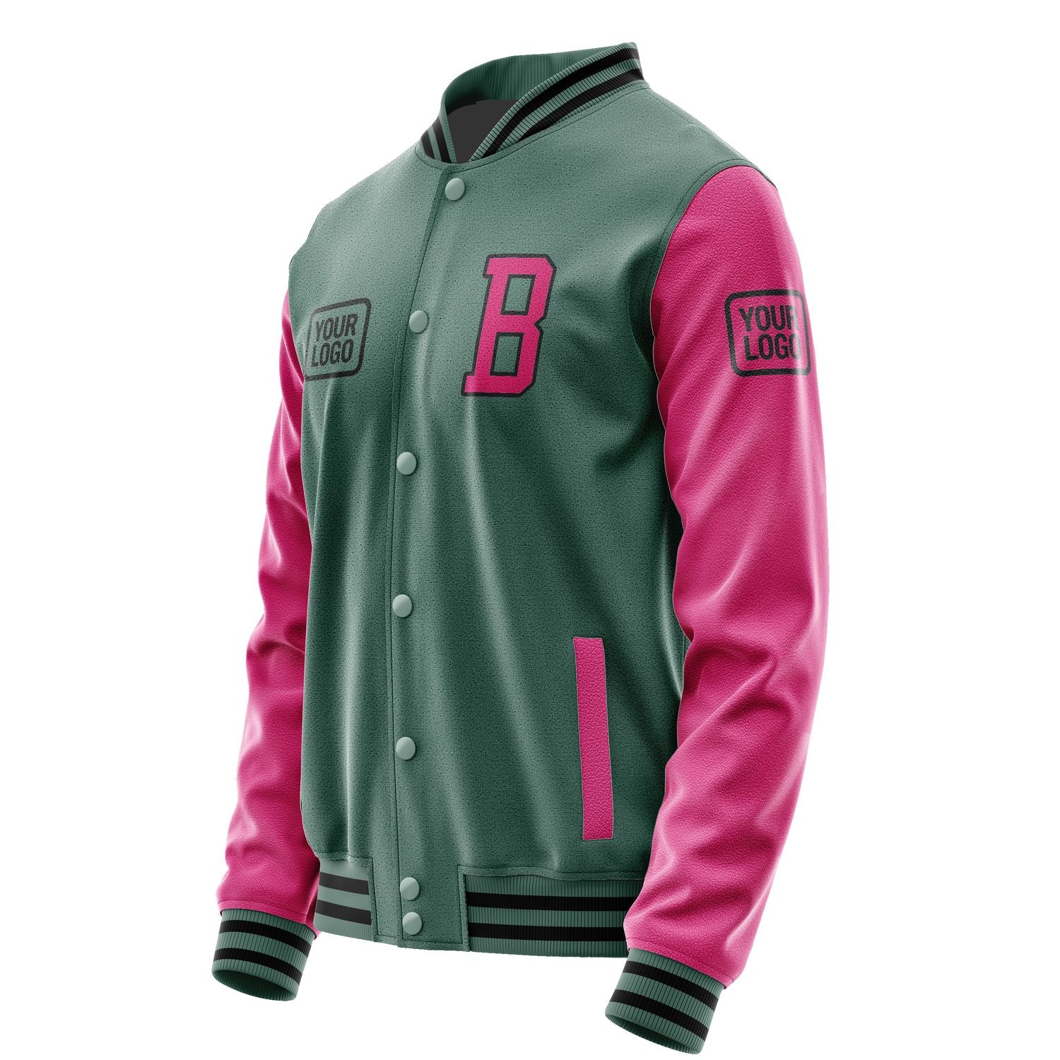 Maßgeschneidertes Blaugrün Rosarot Jacke JA272713271717131317