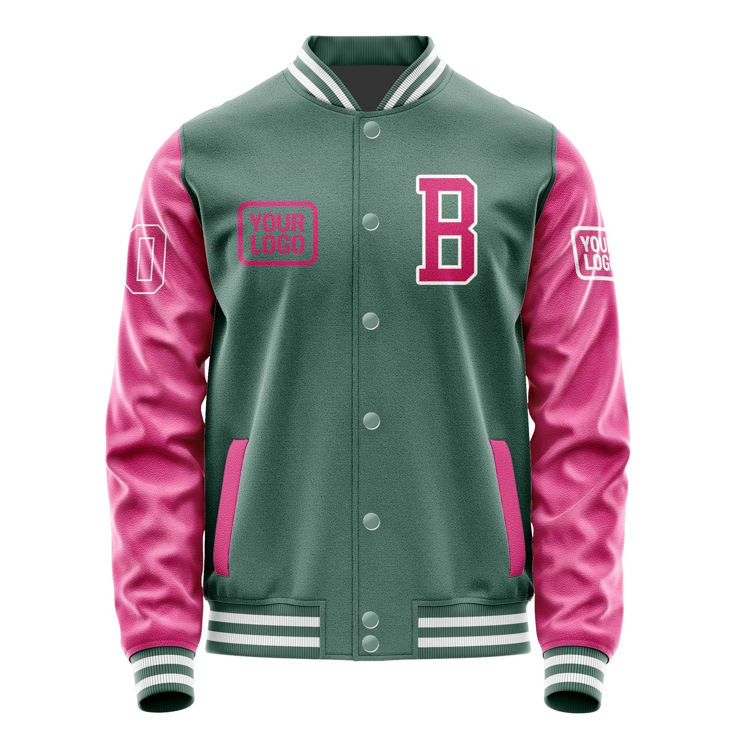 Maßgeschneidertes Blaugrün Rosarot Jacke JA272713271818131318