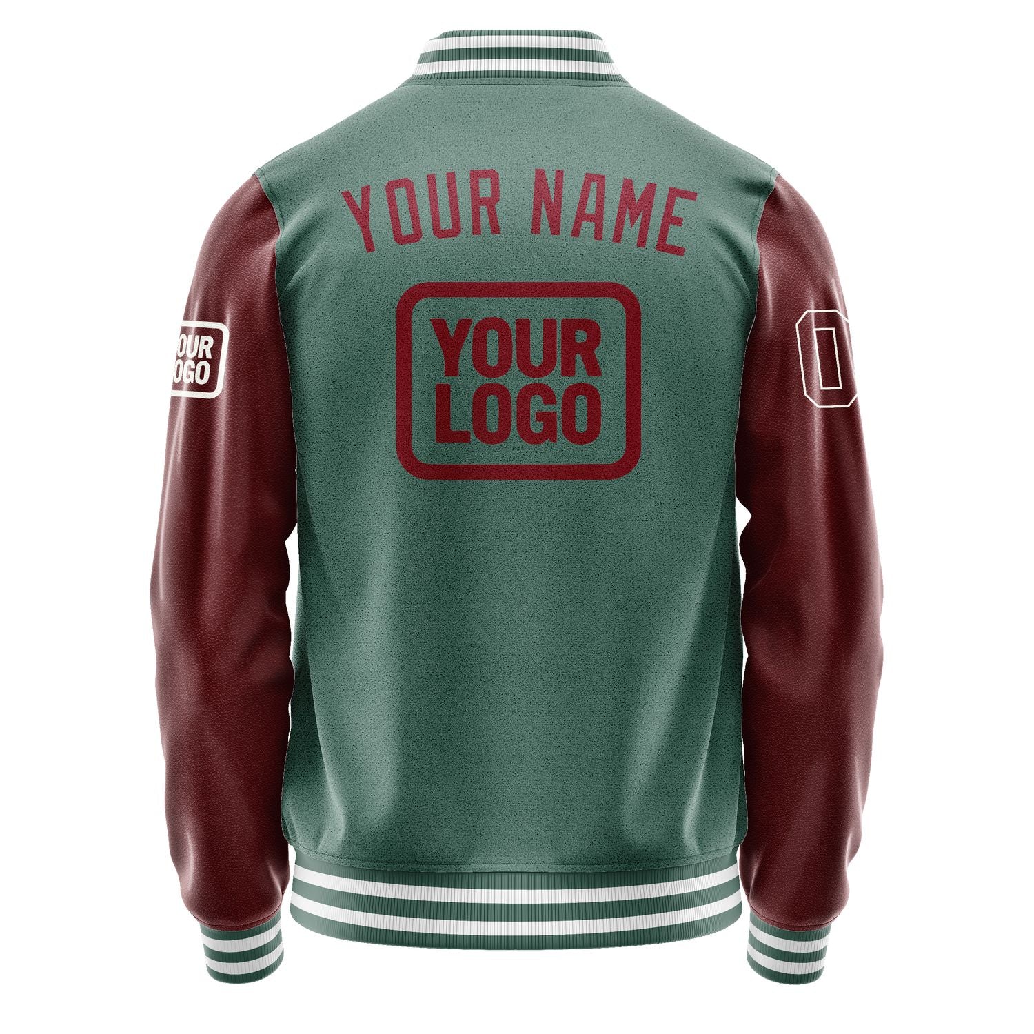 Maßgeschneidertes Blaugrün Karmesinrot Jacke JA272715271818151518