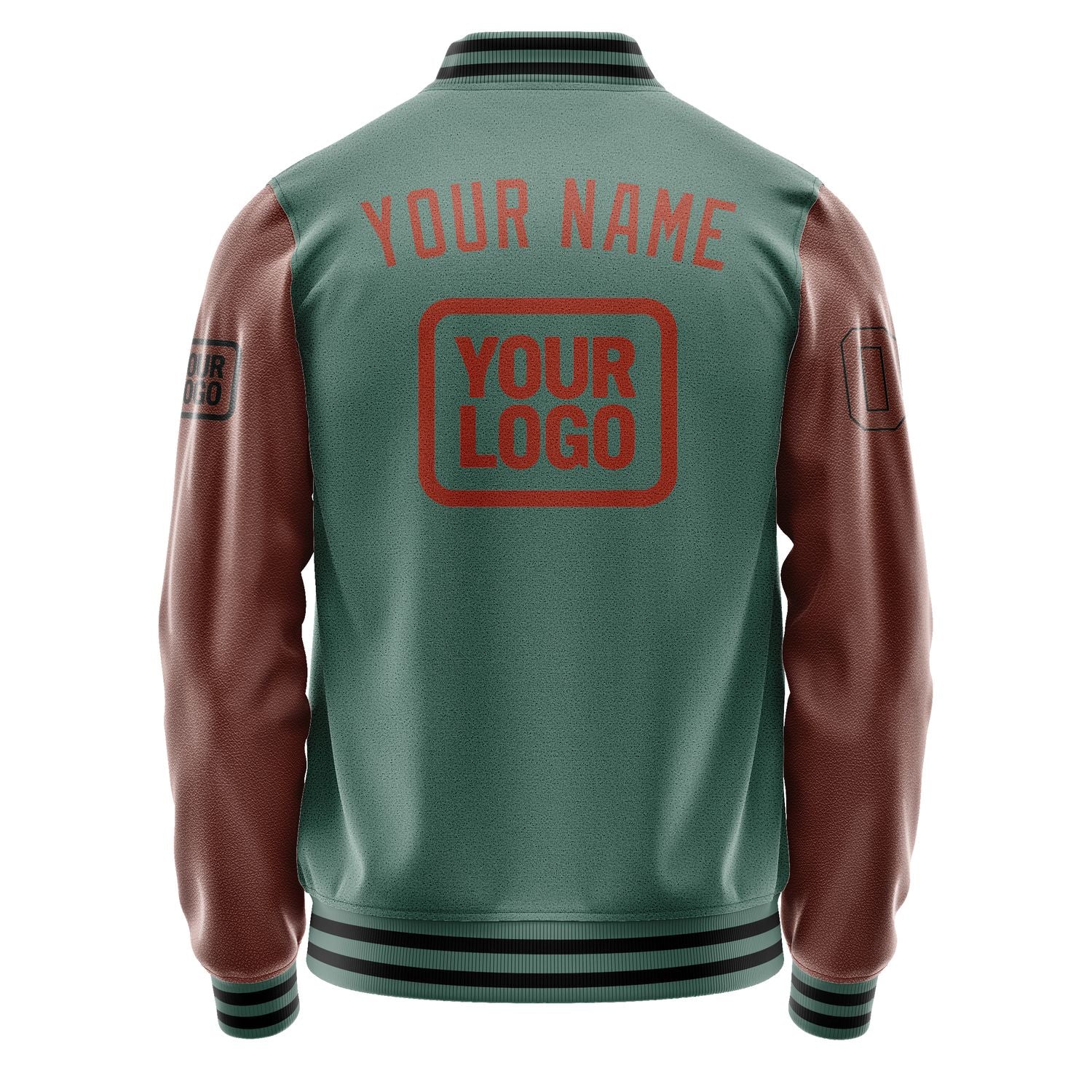 Maßgeschneidertes Blaugrün Korallenrot Jacke JA272716271717161617