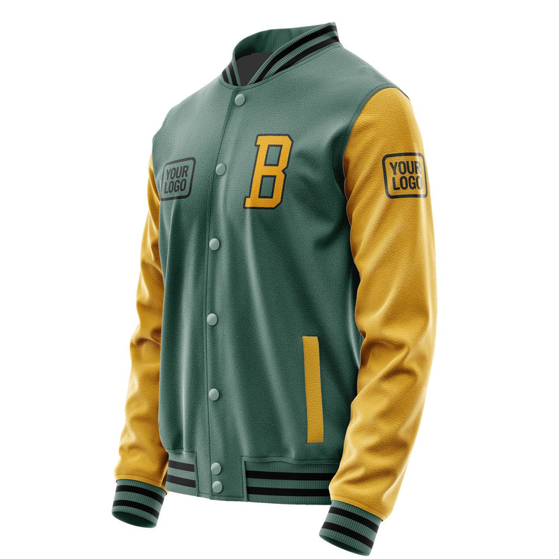 Maßgeschneidertes Blaugrün Gelb Jacke JA272719271717191917