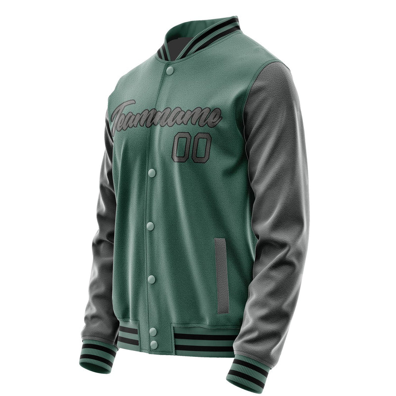 Maßgeschneidertes Blaugrün Dunkelgrau Jacke JA2727202717B21720
