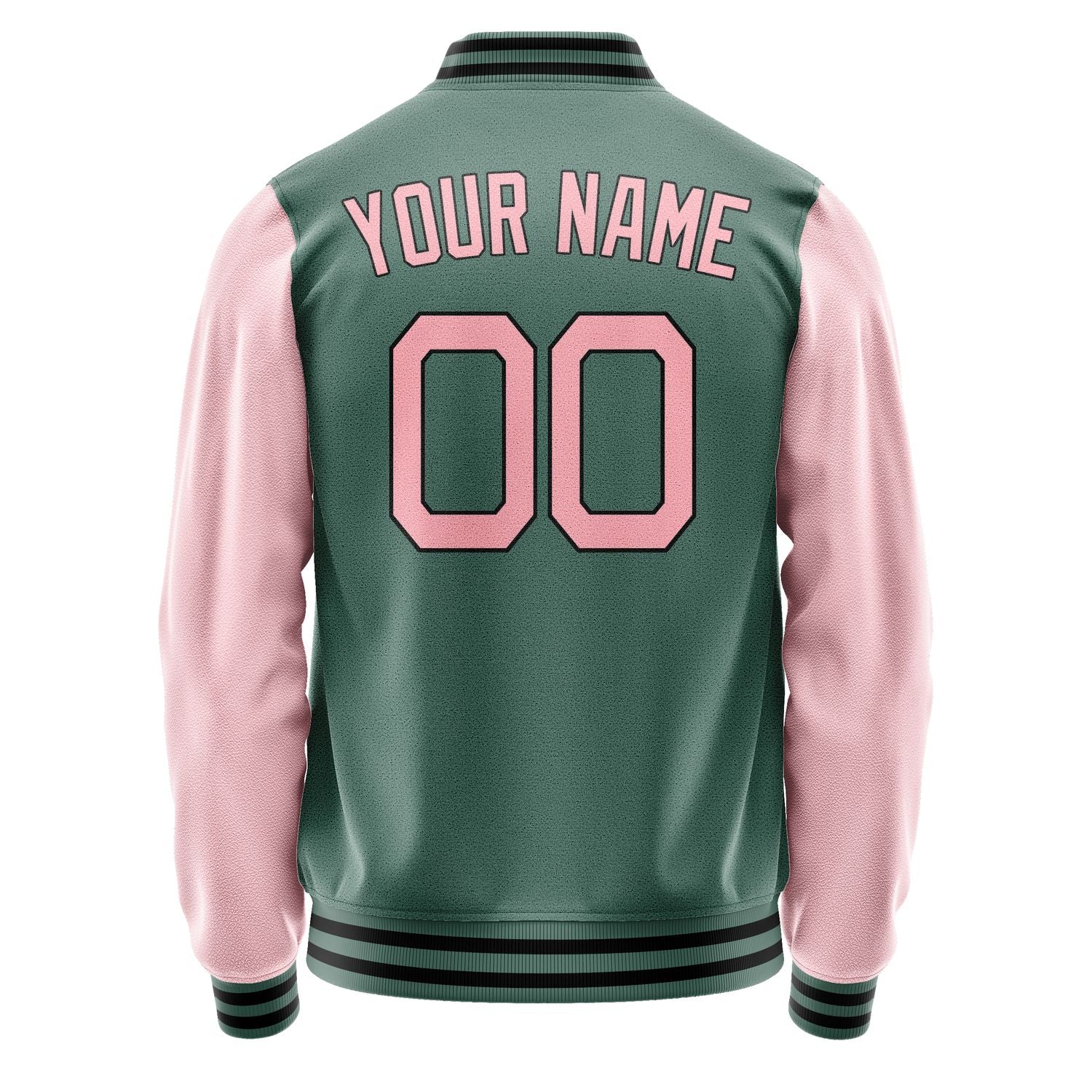 Maßgeschneidertes Blaugrün Rosa Jacke JA2727212717B21721
