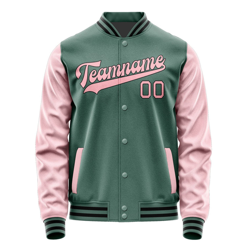 Maßgeschneidertes Blaugrün Rosa Jacke JA2727212717B31721